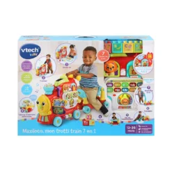 VTECH BABY Maxiloco, Mon Trotti Train 7 En 1 -VTech Jouets Soldes Magasin 80 547805 24