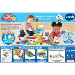 Mon Premier Aéroport Super Décollage + Eliott Super Pilote -VTech Jouets Soldes Magasin 80 548805 dos boite