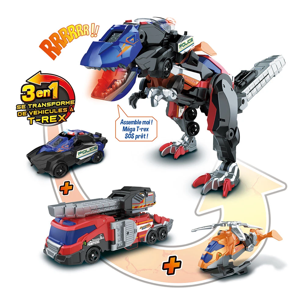 Trio, Le Méga T-Rex SOS 3 En 1 7 Trio, Le Méga T-Rex SOS 3 En 1 – Image 7
