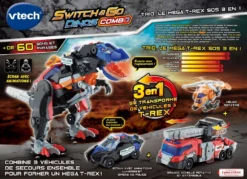 Trio, Le Méga T-Rex SOS 3 En 1 17 Trio, Le Méga T-Rex SOS 3 En 1 -VTech Jouets Soldes Magasin 80 549505 dos boC3AEte