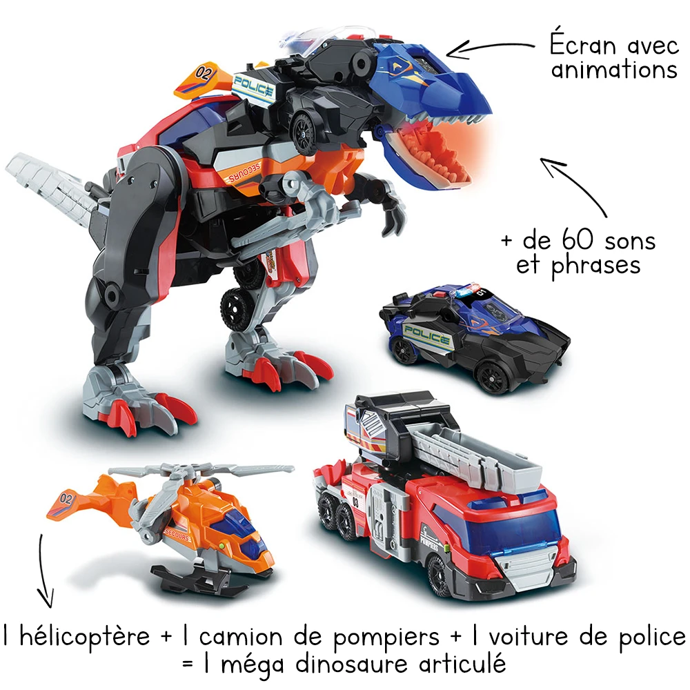 Trio, Le Méga T-Rex SOS 3 En 1 2 Trio, Le Méga T-Rex SOS 3 En 1 – Image 2