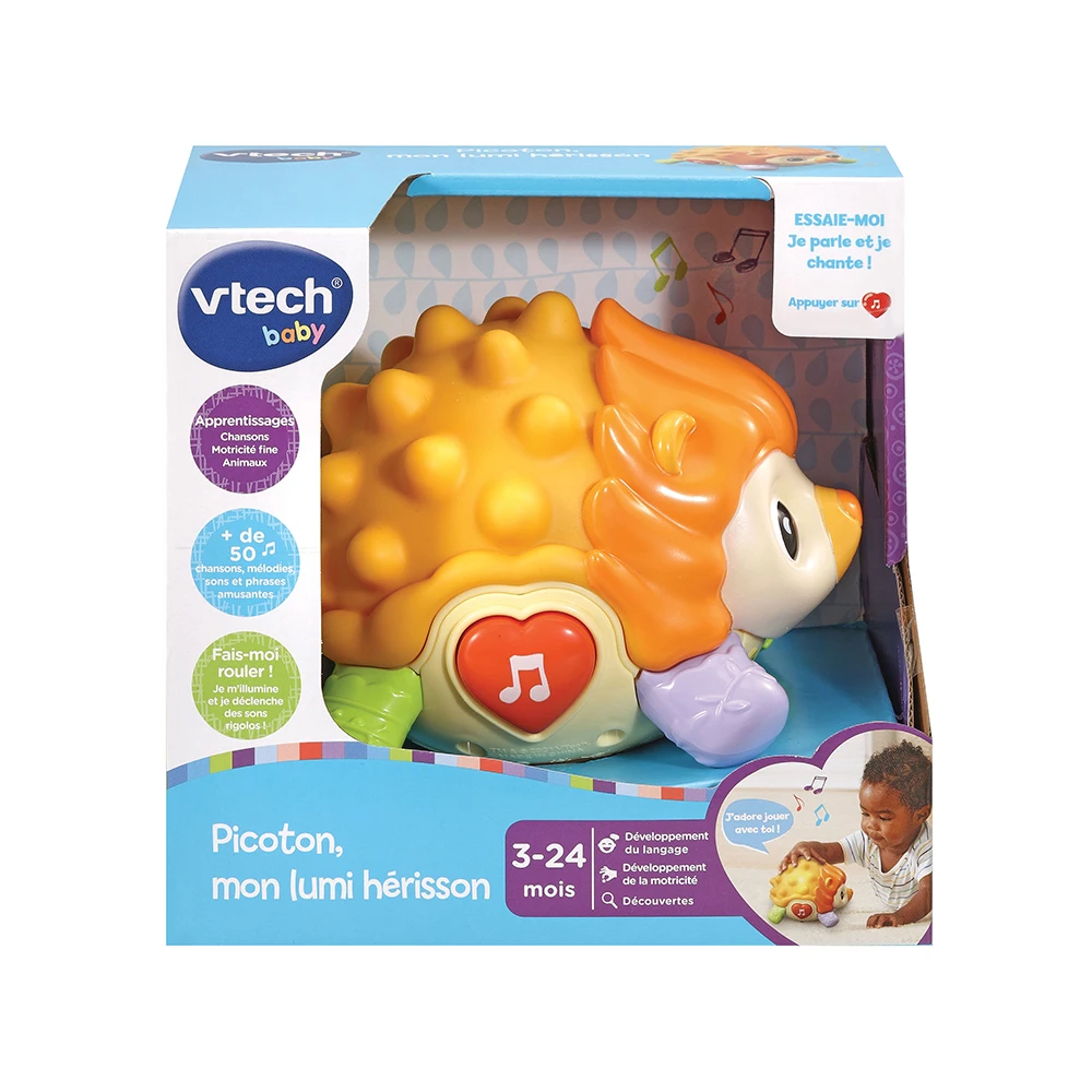 VTECH BABY Picoton, Mon Lumi Hérisson - Jouet D'éveil 4 VTECH BABY Picoton, Mon Lumi Hérisson - Jouet D'éveil – Image 4