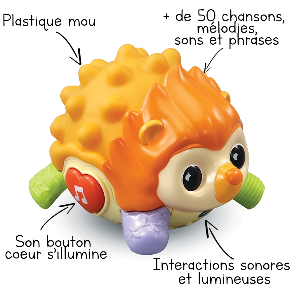 VTECH BABY Picoton, Mon Lumi Hérisson - Jouet D'éveil 2 VTECH BABY Picoton, Mon Lumi Hérisson - Jouet D'éveil – Image 2