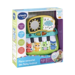 VTECH BABY Piano Sensoriel Des Baby Loulous - Jouet Interactif -VTech Jouets Soldes Magasin 80 550405 4