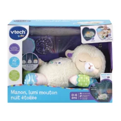 VTECH BABY Manon, Lumi Mouton Nuit étoilée 3 En 1 - Veilleuse En Peluche -VTech Jouets Soldes Magasin 80 550505 8 1