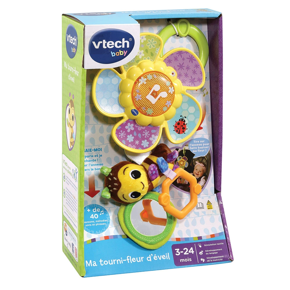 VTECH BABY Ma Tourni Fleur D'éveil - Hochet Suspendu 4 VTECH BABY Ma Tourni Fleur D'éveil - Hochet Suspendu – Image 4