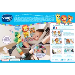 VTECH BABY Arche D'éveil Musicale Des Baby Loulous 13 VTECH BABY Arche D'éveil Musicale Des Baby Loulous -VTech Jouets Soldes Magasin 80 550705 dos boite