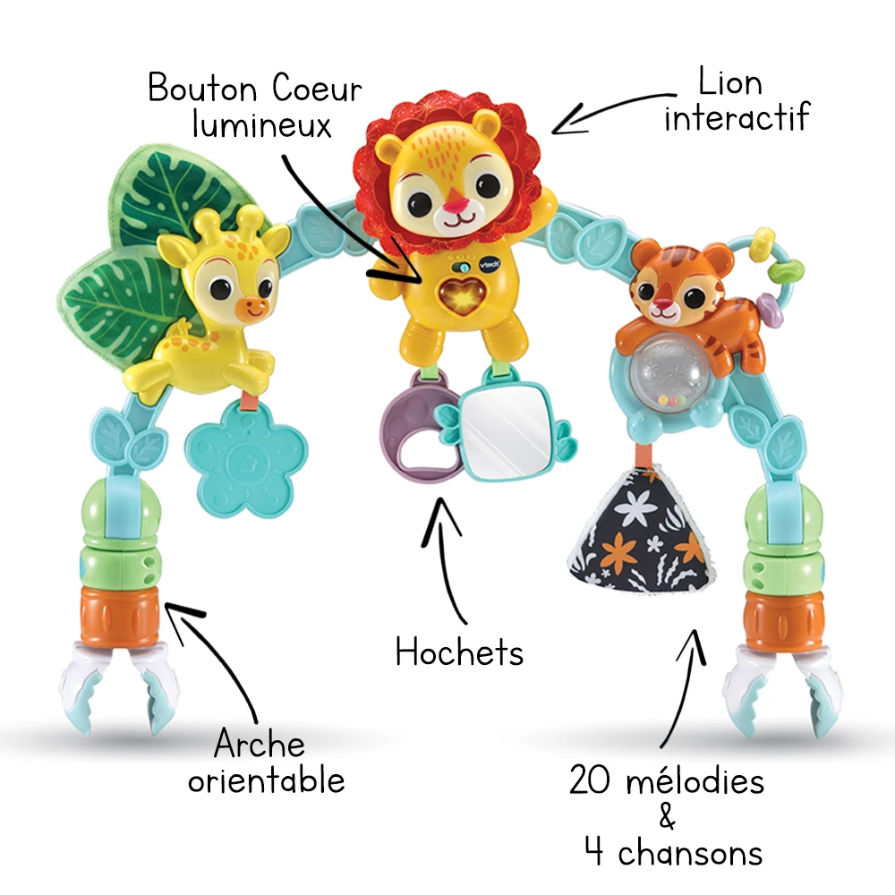 VTECH BABY Arche D'éveil Musicale Des Baby Loulous 2 VTECH BABY Arche D'éveil Musicale Des Baby Loulous – Image 2