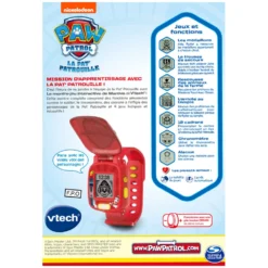 VTech Pat Patrouille - La Montre-jeu Interactive De Marcus -VTech Jouets Soldes Magasin 80 551665 dos boite