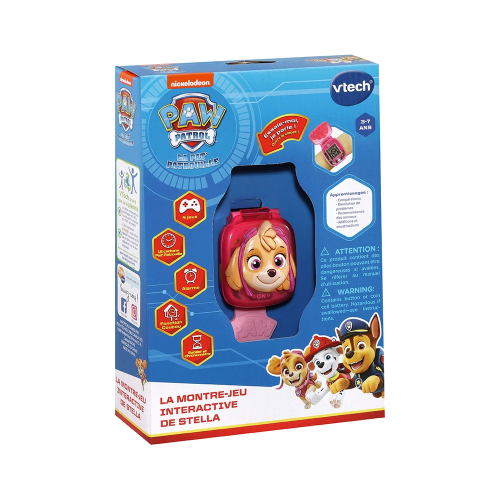 VTech Pat Patrouille - La Montre-jeu Interactive De Stella 4 VTech Pat Patrouille - La Montre-jeu Interactive De Stella – Image 4