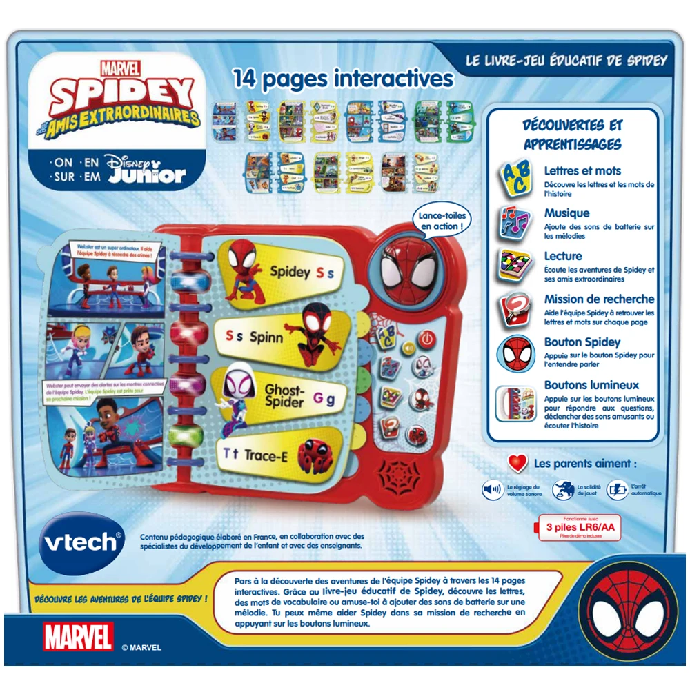 VTech Le Livre-jeu éducatif De Spidey 5 VTech Le Livre-jeu éducatif De Spidey – Image 5