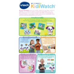 Kidiwatch - Rose 15 Kidiwatch - Rose -VTech Jouets Soldes Magasin 80 552855 dos boite