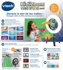 Kidizoom Vidéo Studio Pro -VTech Jouets Soldes Magasin 80 552905 dos boC3AEte