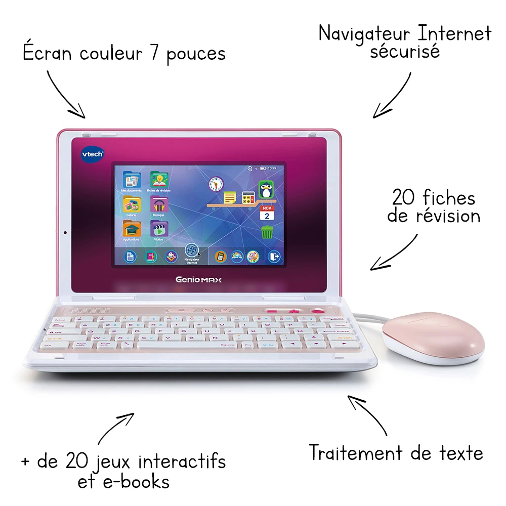 VTech Genio MAX Rose 2 VTech Genio MAX Rose – Image 2