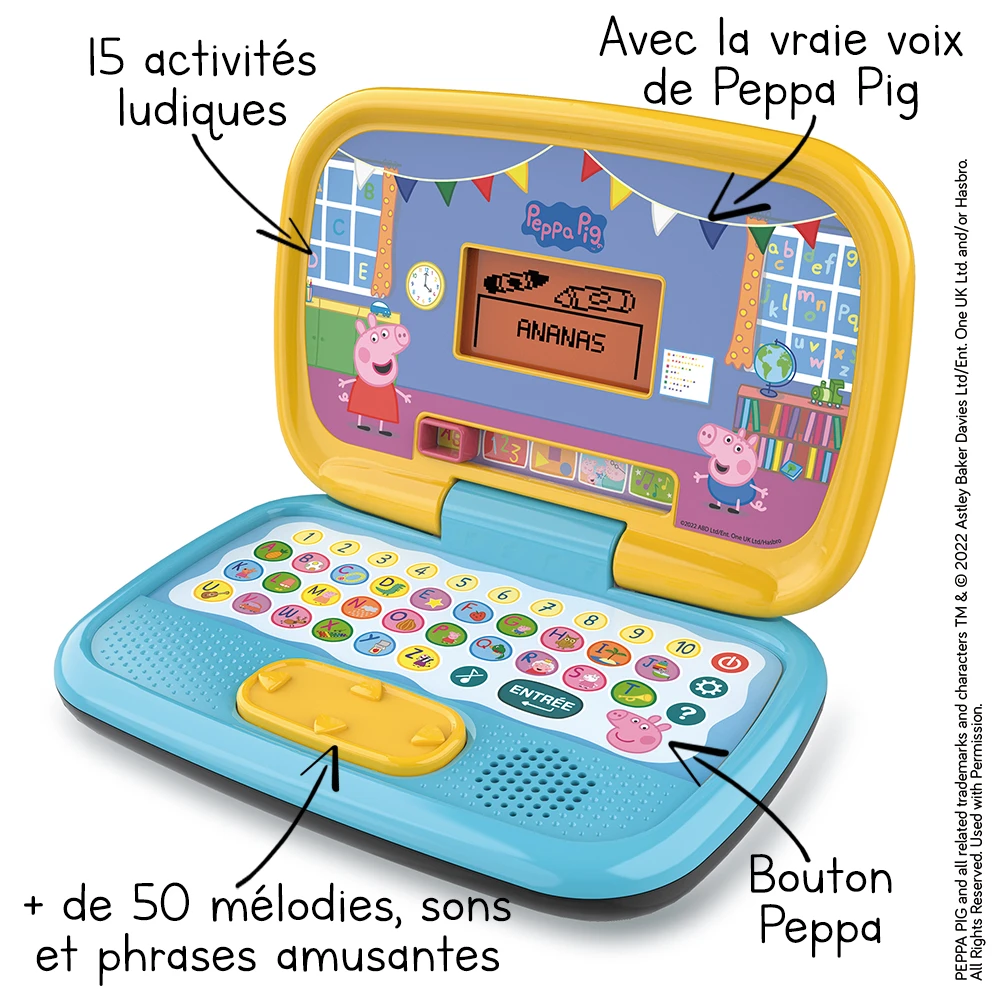 VTech Peppa Pig - Mon Ordi éducatif 2 VTech Peppa Pig - Mon Ordi éducatif – Image 2