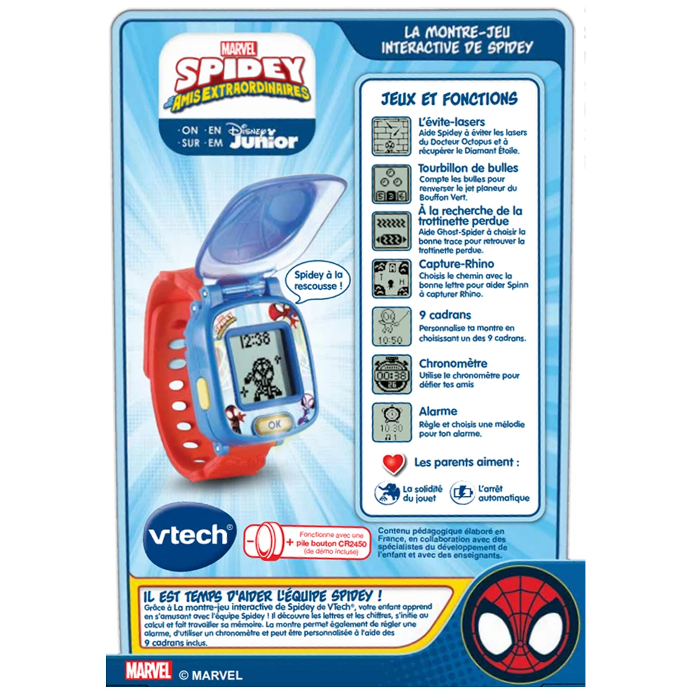 VTech La Montre-jeu Interactive De Spidey 6 VTech La Montre-jeu Interactive De Spidey – Image 6