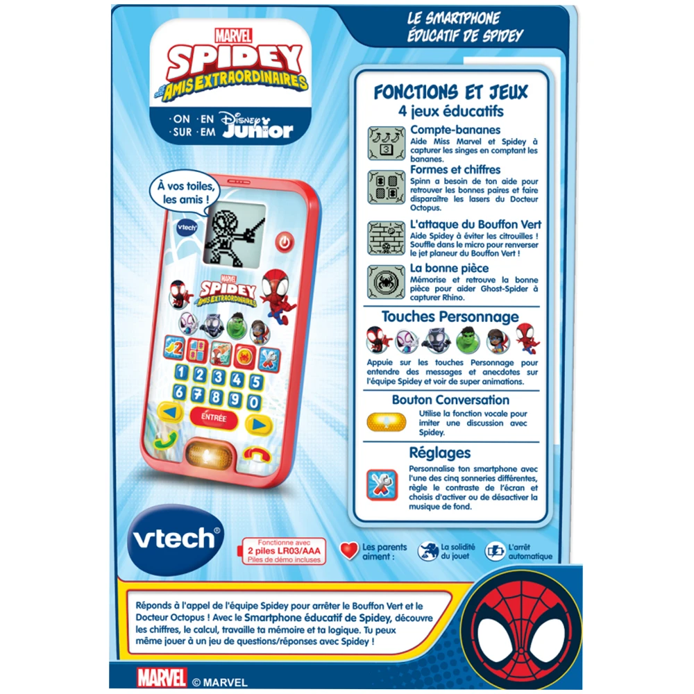 VTech Le Smartphone éducatif De Spidey 4 VTech Le Smartphone éducatif De Spidey – Image 4