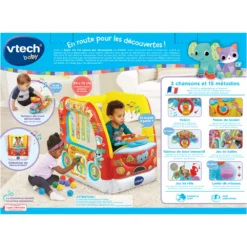 VTECH BABY Super Tut Tut Cabane Des Découvertes 17 VTECH BABY Super Tut Tut Cabane Des Découvertes -VTech Jouets Soldes Magasin 80 555105 Dos boite