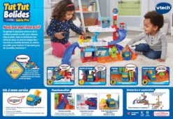 Maxi Garage Interactif - Série Pro -VTech Jouets Soldes Magasin 80 556605 dos boC3AEte