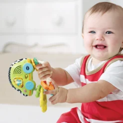 VTECH BABY Mon Hochet Sensoriel Clés Magiques -VTech Jouets Soldes Magasin 80 557405 3