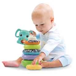 VTech Nino, éléphanteau Empilo 3 En 1 -VTech Jouets Soldes Magasin 80 557505 4