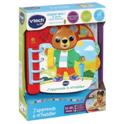 VTECH BABY Livre Interactif - J'apprends à M'habiller -VTech Jouets Soldes Magasin 80 558305 6