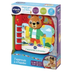 VTECH BABY Livre Interactif - J'apprends à M'habiller -VTech Jouets Soldes Magasin 80 558305 8