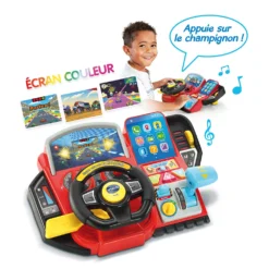 VTech Super Console Turbo Pilote -VTech Jouets Soldes Magasin 80 558905 CAT