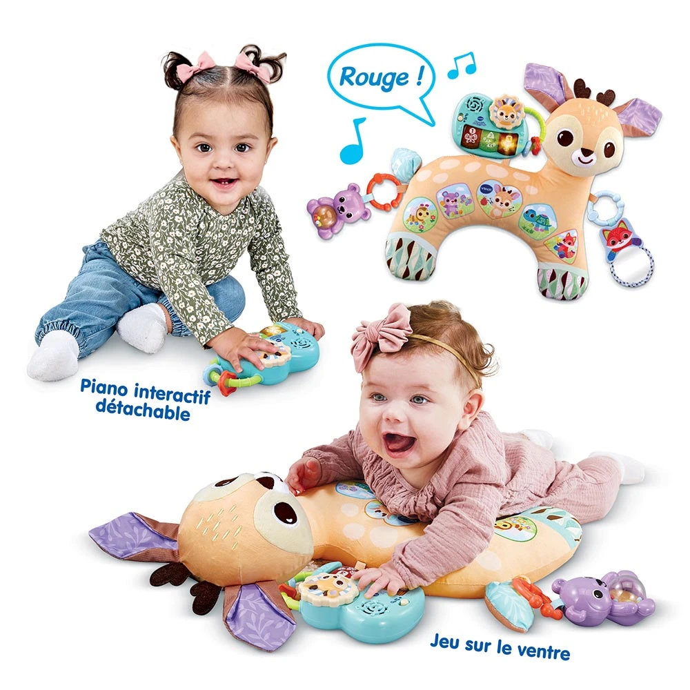 VTECH BABY Mon Coussin D'éveil Sensoriel 8 VTECH BABY Mon Coussin D'éveil Sensoriel – Image 8