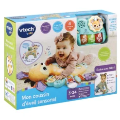 VTECH BABY Mon Coussin D'éveil Sensoriel 19 VTECH BABY Mon Coussin D'éveil Sensoriel -VTech Jouets Soldes Magasin 80 560505 7