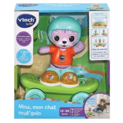 VTECH BABY Mina, Mon Chat Rouli'golo -VTech Jouets Soldes Magasin 80 560905 6