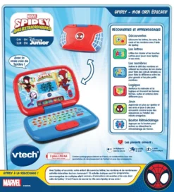 VTech Spidey - Mon Ordi éducatif -VTech Jouets Soldes Magasin 80 561605 dos boC3AEte
