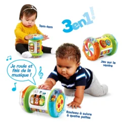 VTECH BABY Magi Rouleau Tam-tam 3 En 1 18 VTECH BABY Magi Rouleau Tam-tam 3 En 1 -VTech Jouets Soldes Magasin 80 562605 CAT