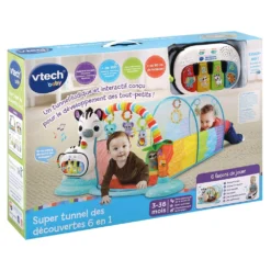 VTECH BABY Super Tunnel Des Découvertes 6 En 1 20 VTECH BABY Super Tunnel Des Découvertes 6 En 1 -VTech Jouets Soldes Magasin 80 562705 8