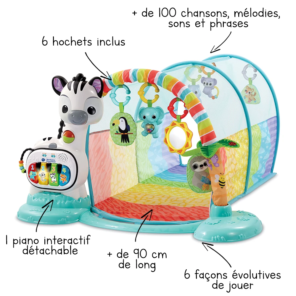 VTECH BABY Super Tunnel Des Découvertes 6 En 1 2 VTECH BABY Super Tunnel Des Découvertes 6 En 1 – Image 2
