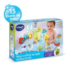 VTech Maxi-coffret De Bain Multiactivité 15 VTech Maxi-coffret De Bain Multiactivité -VTech Jouets Soldes Magasin 80 563005 CAT