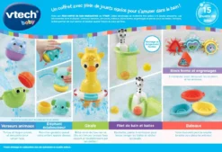 VTech Maxi-coffret De Bain Multiactivité 17 VTech Maxi-coffret De Bain Multiactivité -VTech Jouets Soldes Magasin 80 563005 dos boC3AEte