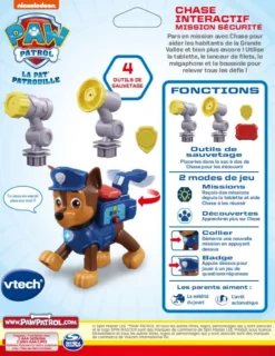 VTech Pat Patrouille - Chase Interactif : Mission Sécurité -VTech Jouets Soldes Magasin 80 563105 dos boC3AEte
