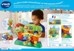 VTech Mon Arbre à Balles Interactif -VTech Jouets Soldes Magasin 80 564905 dos boC3AEte