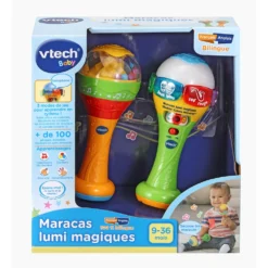 VTECH BABY Maracas Lumi Magiques - Jouet Musical -VTech Jouets Soldes Magasin 80 607545 PACKAGE RECTO 1