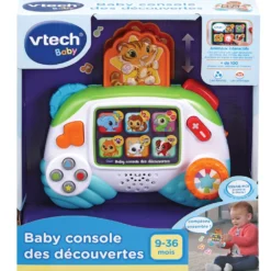 VTECH BABY Baby Console Des Découvertes -VTech Jouets Soldes Magasin 80 609105 Baby console des dC3A9couvertes box