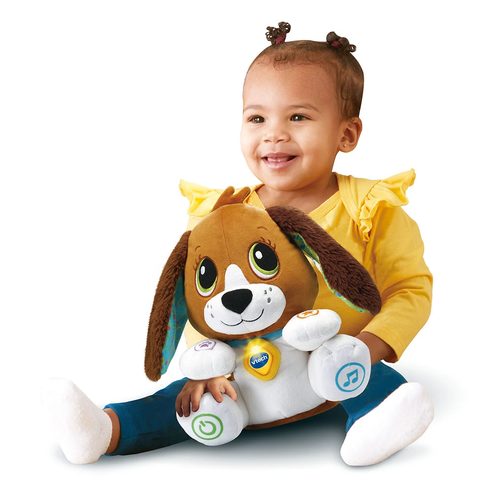 VTECH BABY Toutou Parle Avec Moi - Chien Peluche Interactif 5 VTECH BABY Toutou Parle Avec Moi - Chien Peluche Interactif – Image 5