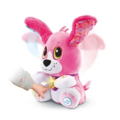 VTECH BABY Toutou Parle Avec Moi Rose - Peluche Interactive 9 VTECH BABY Toutou Parle Avec Moi Rose - Peluche Interactive -VTech Jouets Soldes Magasin 80 610155 2