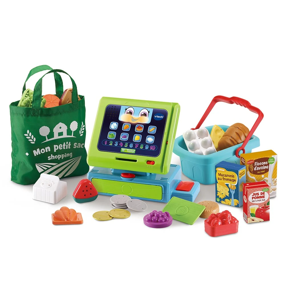 Caisse Enregistreuse Interactive Maxi Shopping -VTech Jouets Soldes Magasin 80 612005 1
