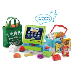 Caisse Enregistreuse Interactive Maxi Shopping 13 Caisse Enregistreuse Interactive Maxi Shopping -VTech Jouets Soldes Magasin 80 612005 CAT