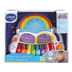 VTECH BABY Piano Arc En Ciel Lumi Magique - Piano Pour Bébé -VTech Jouets Soldes Magasin 80 612405 PACKAGE RECTO 1
