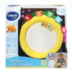 VTECH BABY Tambour Lumi Magique - Jouet Musical -VTech Jouets Soldes Magasin 80 612545 PACKAGE RECTO 1