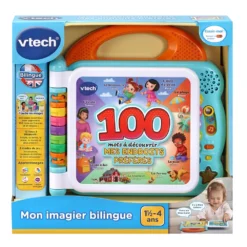 VTECH BABY Mon Imagier Bilingue - Mes Endroits Préférés -VTech Jouets Soldes Magasin 80 613045 PACKAGE RECTO 1