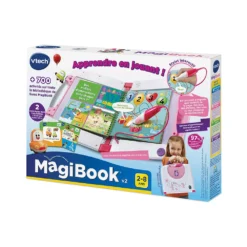 MagiBook V2 - Starter Pack Rose + Livre Cory Bolides -VTech Jouets Soldes Magasin 80 613188 7