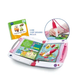MagiBook V2 - Starter Pack Rose + Livre Cory Bolides -VTech Jouets Soldes Magasin 80 613188 CAT
